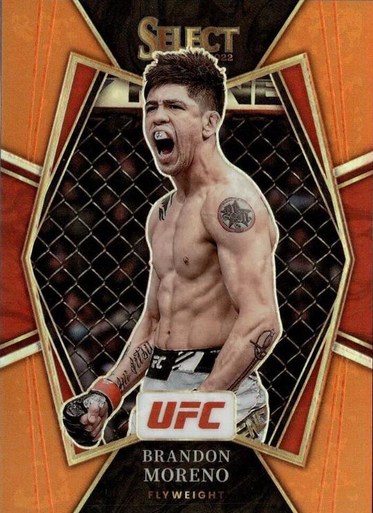 Brandon Moreno 2022 Panini Select UFC Premier Level #191 Orange