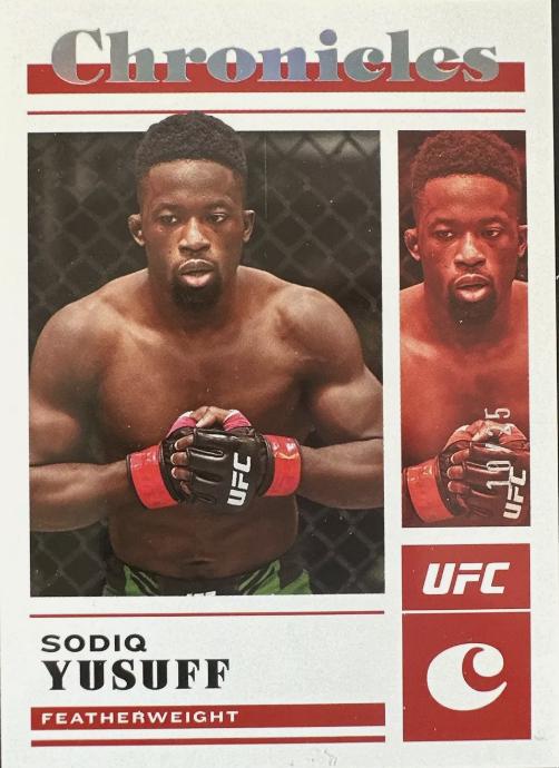 Sodiq Yusuff 2023 Panini Chronicles UFC Base Chronicles #11 Silver