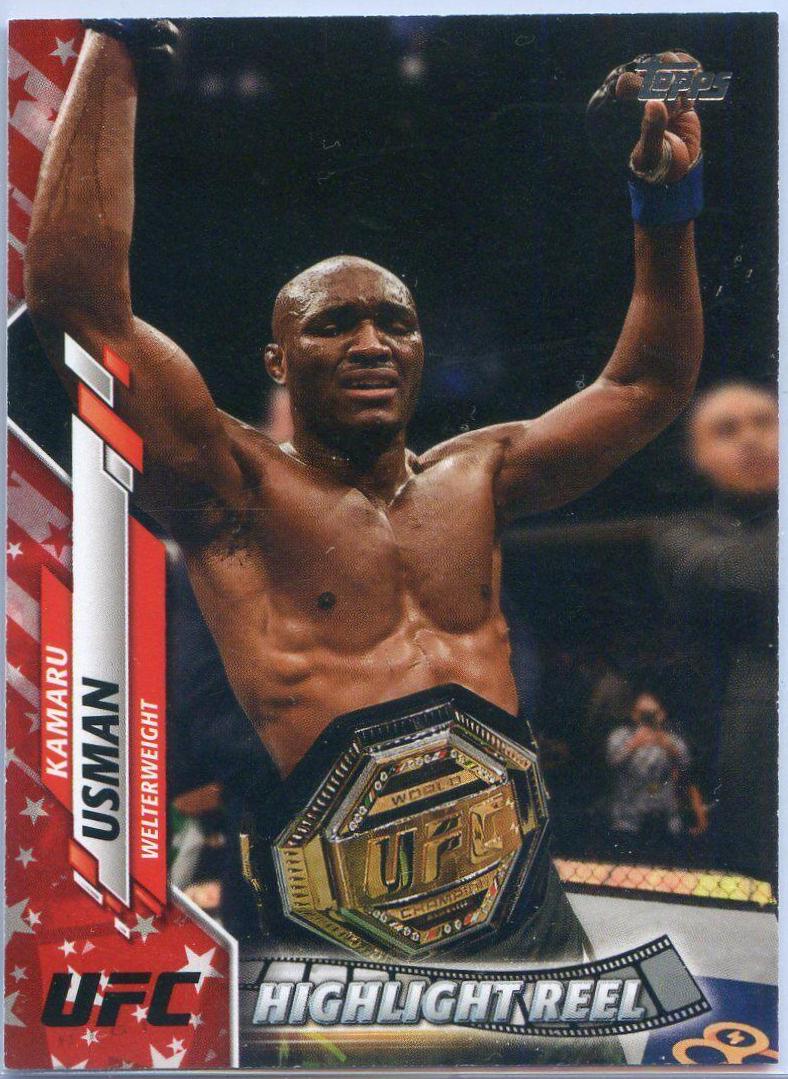 Kamaru Usman 2020 Topps UFC Base #97 Independence Day