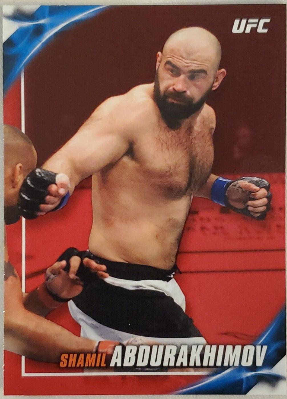 Shamil Abdurakhimov 2019 Topps UFC Knockout Base #77 Red