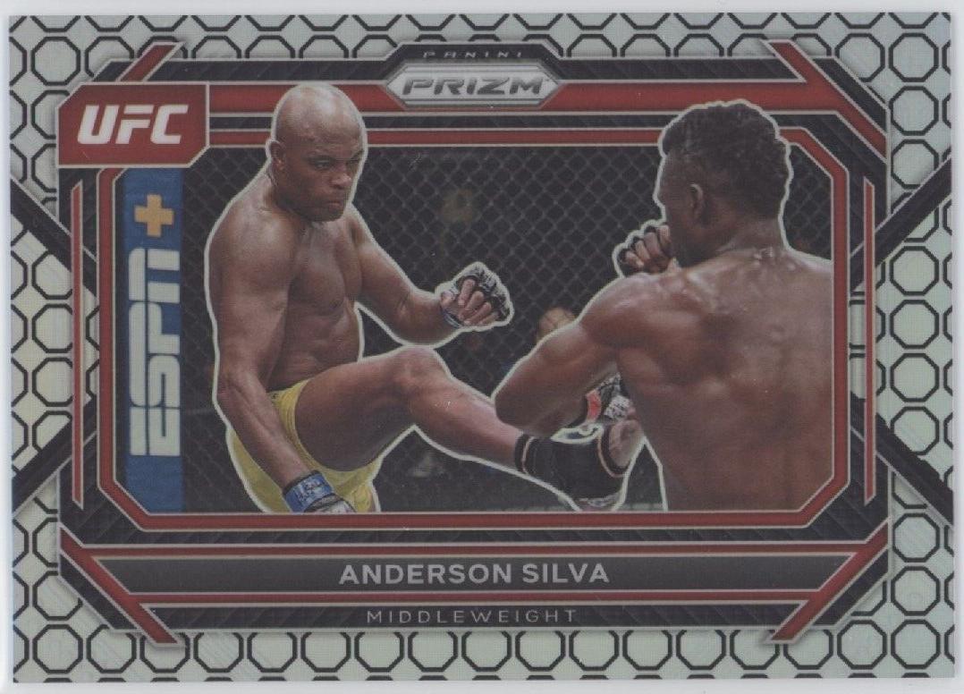 Anderson Silva 2023 Panini Prizm UFC Base #76 Octagon