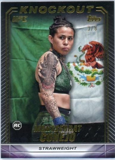 Montserrat Conejo 2024 Topps Knockout UFC Base #23 Gold