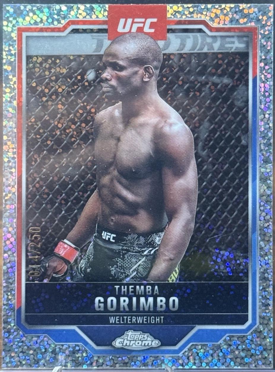 Themba Gorimbo 2025 Topps Chrome UFC Base #164 Speckle Refractor