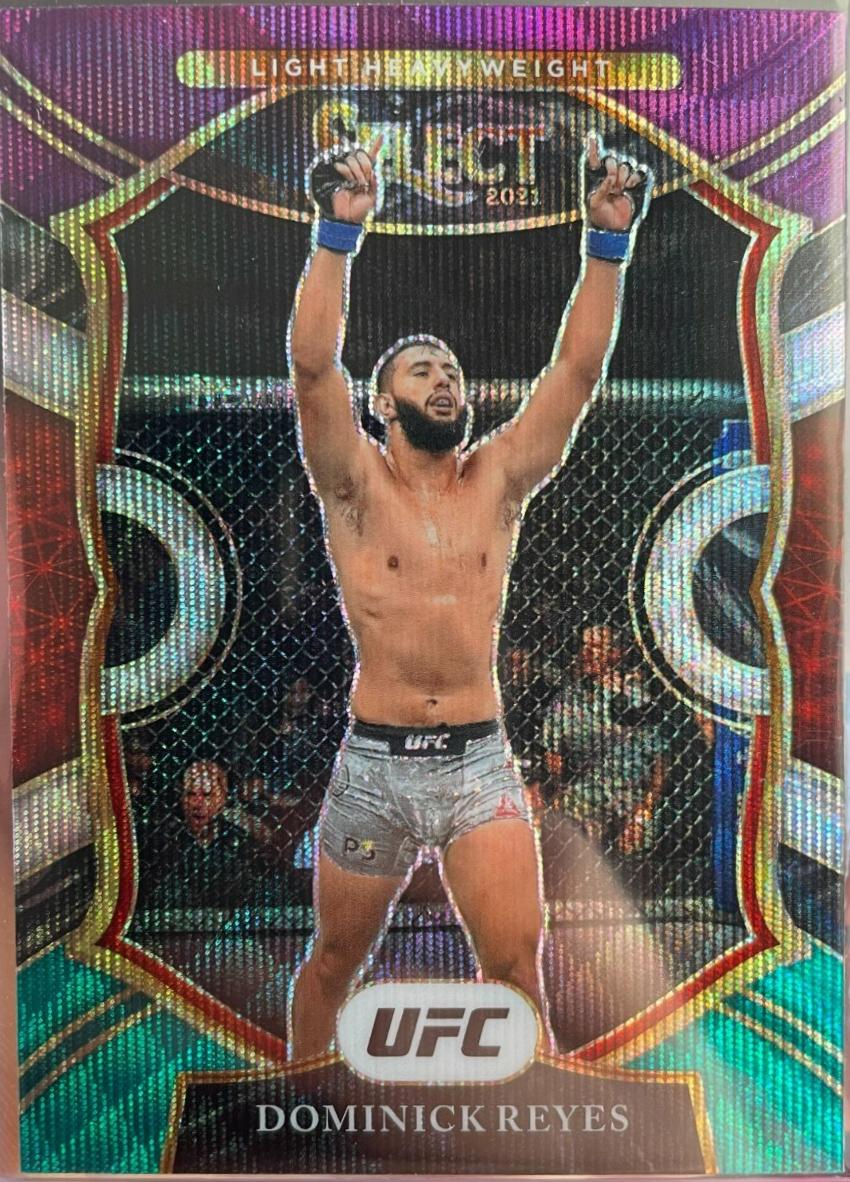 Dominick Reyes 2021 Panini Select UFC Concourse #52 Tri Color