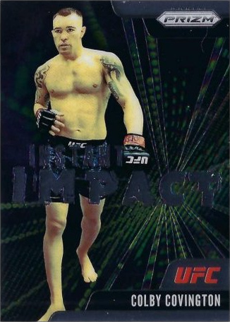 Colby Covington 2021 Panini Prizm UFC Instant Impact #3 Black