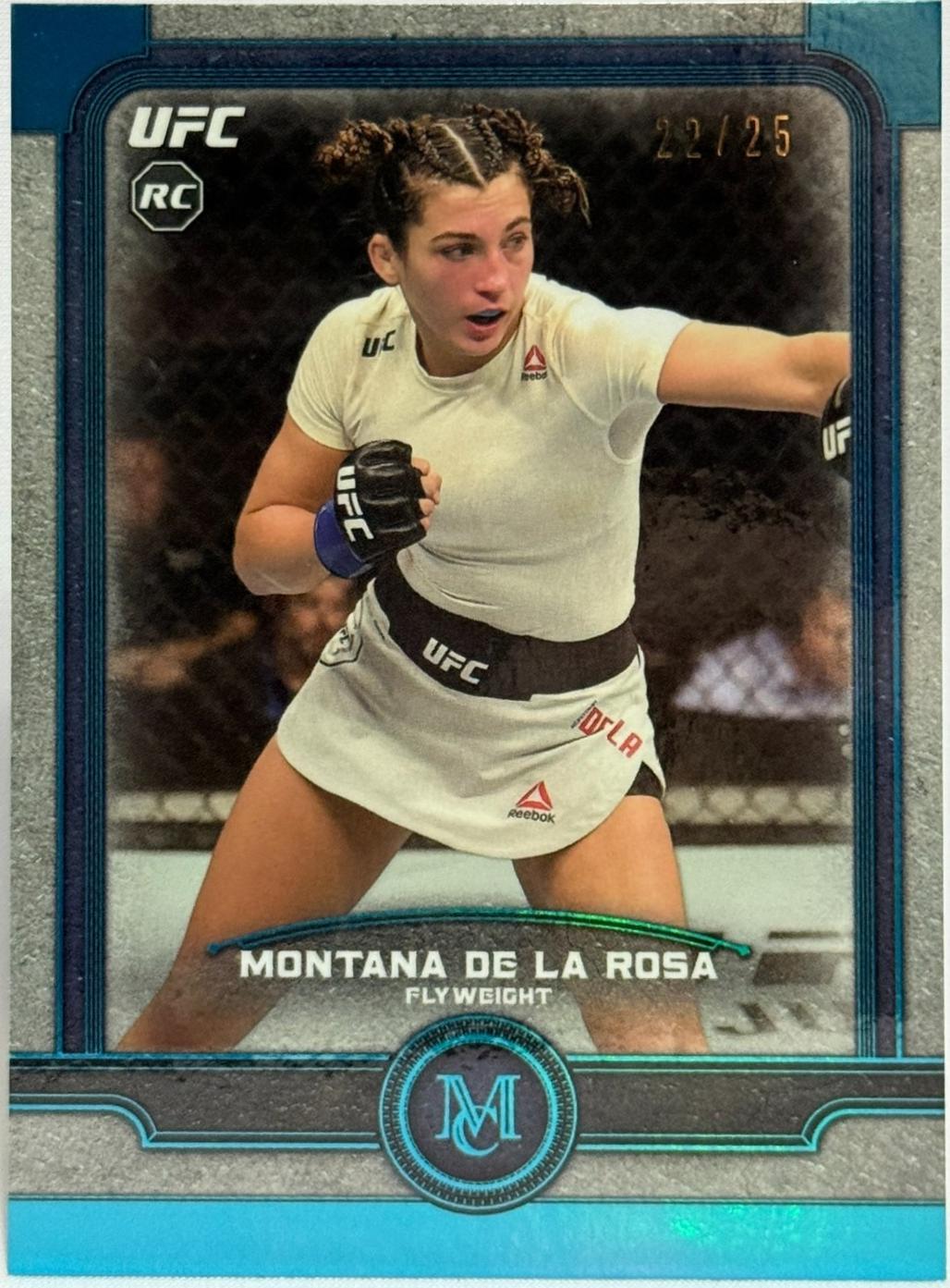 Montana De La Rosa 2019 Topps UFC Museum Collection Base #5 Ruby