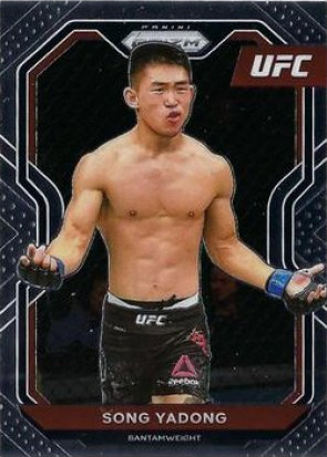 Song Yadong 2021 Panini Prizm UFC Base #97 Pink Pulsar