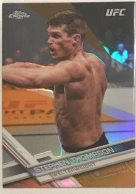 Stephen Thompson 2017 Topps Chrome UFC Base #59 Orange