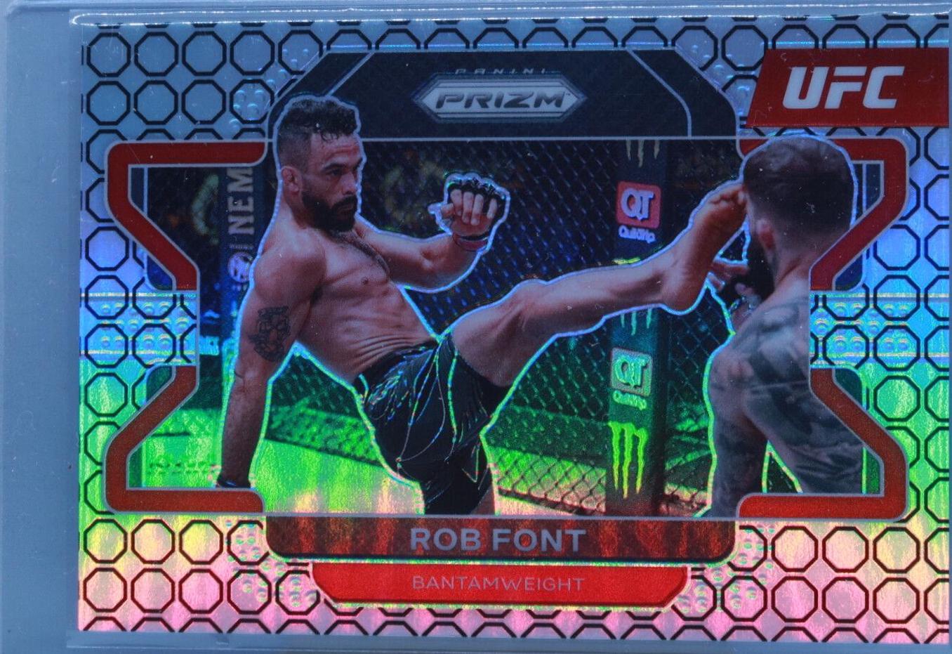 Rob Font 2022 Panini Prizm UFC Base #20 Octagon