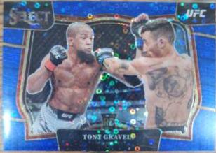 Tony Gravely 2023 Panini Select UFC Octagonside #297 Blue Disco