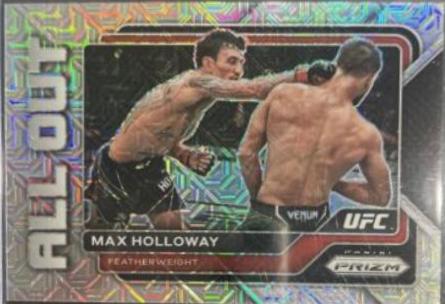 Max Holloway 2023 Panini Prizm UFC All Out #24 Mojo
