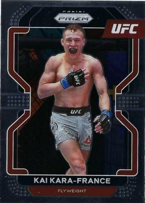 Kai Kara-France 2022 Panini Prizm UFC Base #156 Black