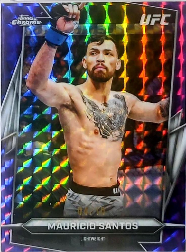 Mauricio Ruffy 2026 Topps Chrome UFC Base #178 Purple Geometric Refractor