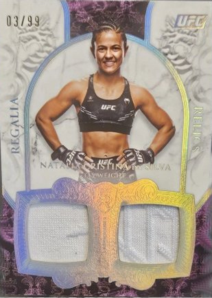 Natalia Silva 2025 Topps Royalty UFC Regalia Relics #RR-ND Platinum