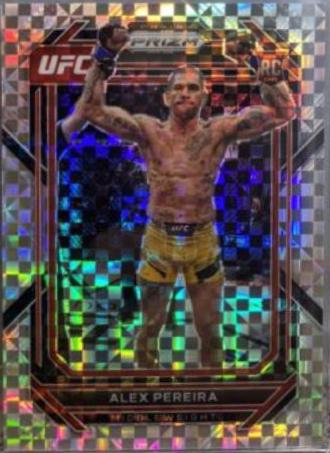 Alex Pereira 2023 Panini Prizm UFC Base #111 Lucky Envelopes