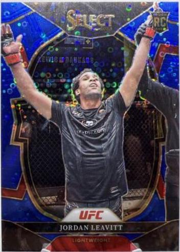 Jordan Leavitt 2023 Panini Select UFC Concourse #7 Blue Disco