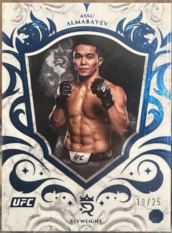 Assu Almabayev 2025 Topps Royalty UFC Base #9 Blue