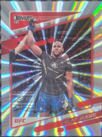Ciryl Gane 2022 Panini Donruss UFC Base #95 Silver