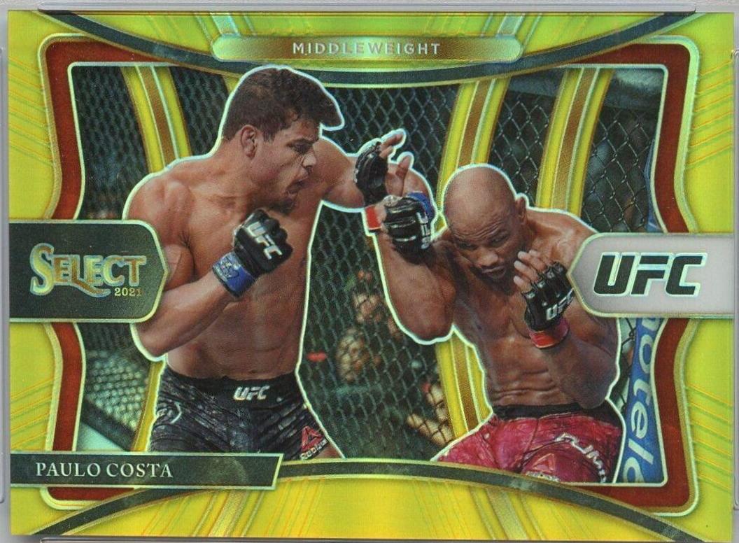 Paulo Costa 2021 Panini Select UFC Premier Level #184 Gold