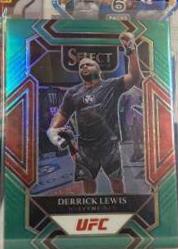 Derrick Lewis 2022 Panini Select UFC Mezzanine #377 Green