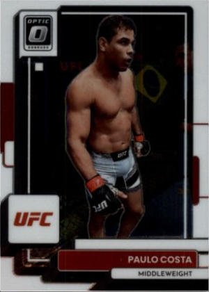 Paulo Costa 2023 Panini Donruss Optic UFC Base #72 Green