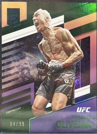 Charles Oliveira 2022 Panini Chronicles UFC Base Elite #255 Green