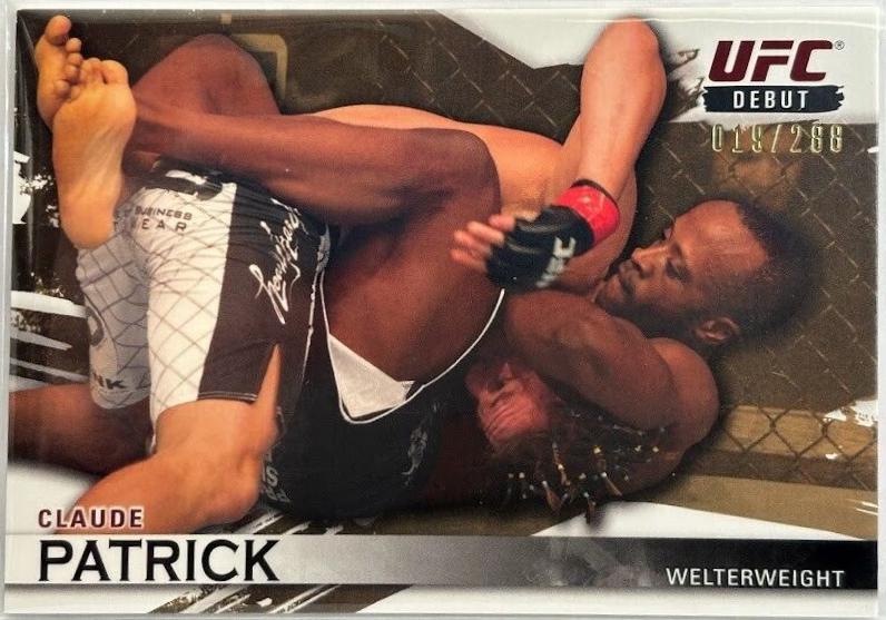 Claude Patrick 2010 Topps UFC Knockout Base #131 Gold