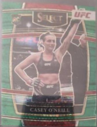 Casey O'Neill 2022 Panini Select UFC Octagonside #212 Green Disco