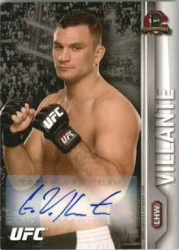 Gian Villante 2015 Topps UFC Champions Autographs #FA-GV Red