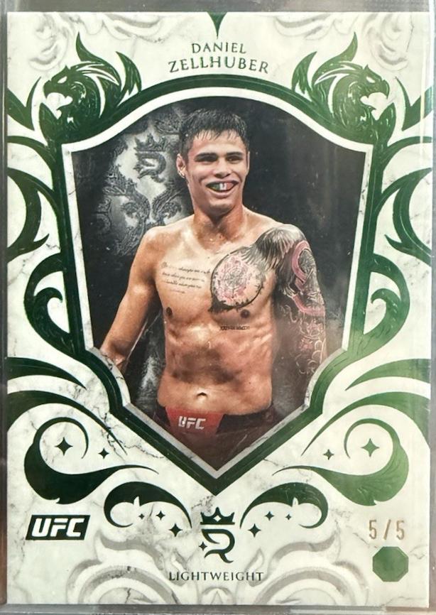 Daniel Zellhuber 2025 Topps Royalty UFC Base #13 Green