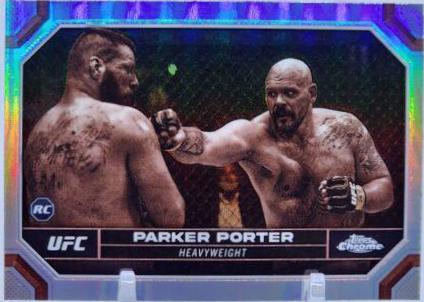 Parker Porter 2024 Topps Chrome UFC Base #142 Sepia Refractor