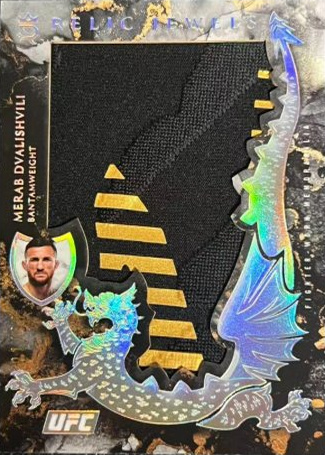 Merab Dvalishvili 2025 Topps Royalty UFC Relic Jewels #RJ-MD Platinum
