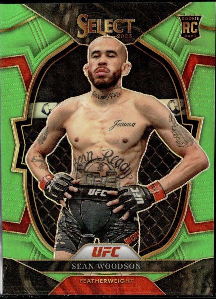 Sean Woodson 2023 Panini Select UFC Concourse #23 Green