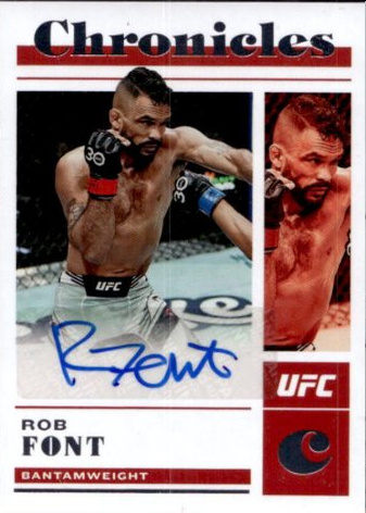 Rob Font 2023 Panini Chronicles UFC Chronicles Signatures #23 Gold