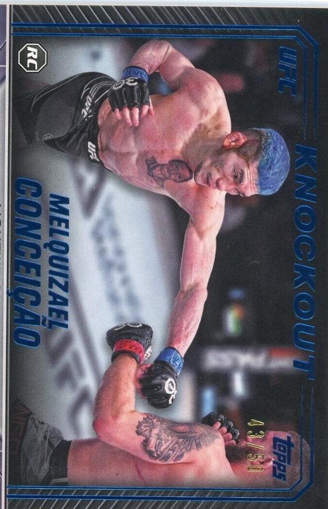 Melquizael Conceição 2024 Topps Knockout UFC Base #57 Blue