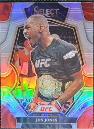 Jon Jones 2023 Panini Select UFC Premier Level #154 Silver