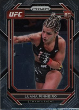 Luana Pinheiro 2023 Panini Prizm UFC Base #170 Green Pulsar