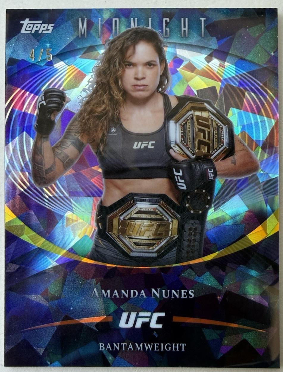 Amanda Nunes 2026 Topps Midnight UFC Base #94 Midnight