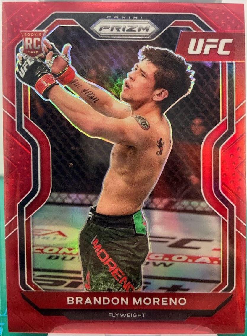Brandon Moreno 2021 Panini Prizm UFC Base #38 Red