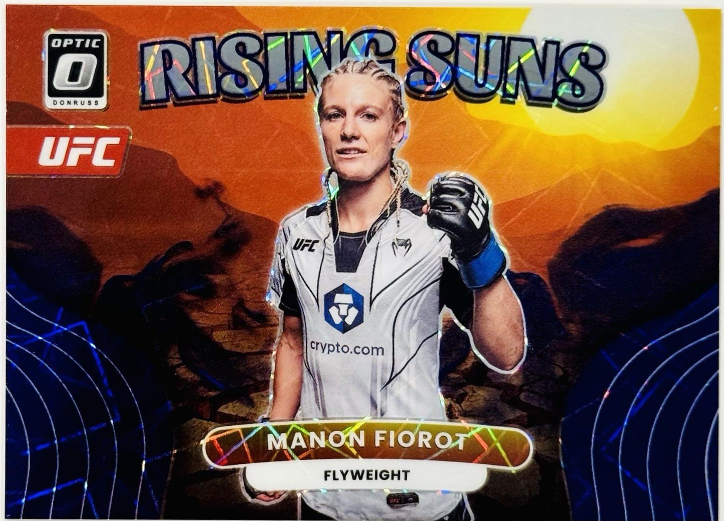 Manon Fiorot 2023 Panini Donruss Optic UFC Rising Suns #23 Purple Velocity