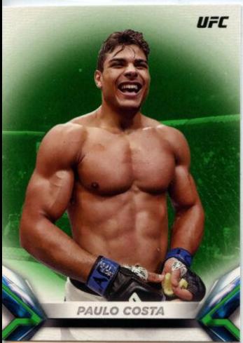 Paulo Costa 2018 Topps UFC Knockout Base #51 Green