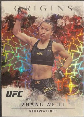Zhang Weili 2021 Panini Chronicles UFC Base Origins #35 Asia