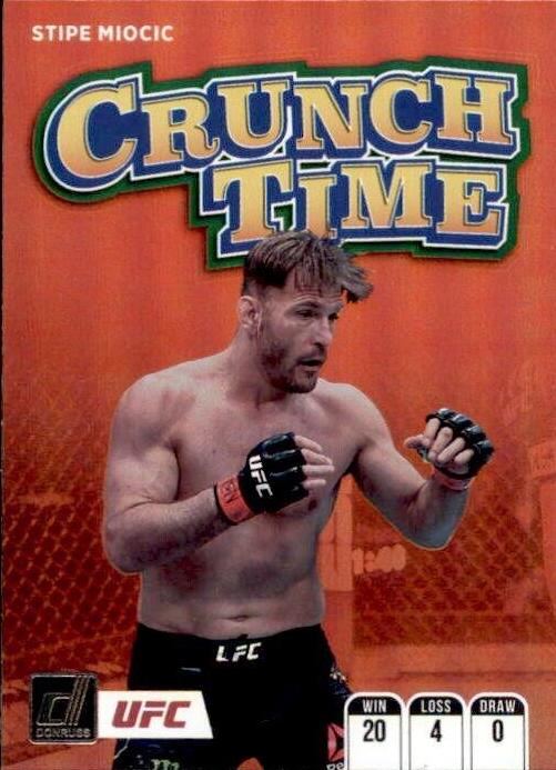 Stipe Miocic 2022 Panini Donruss UFC Crunch Time #17 Green