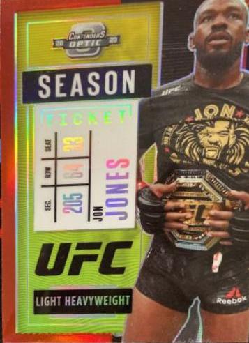 Jon Jones 2021 Panini Chronicles UFC Base Crusade #229 Red