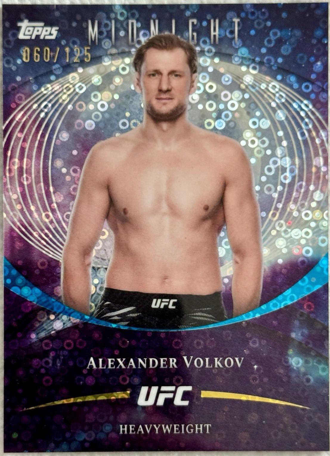 Alexander Volkov 2026 Topps Midnight UFC Base #38 Morning