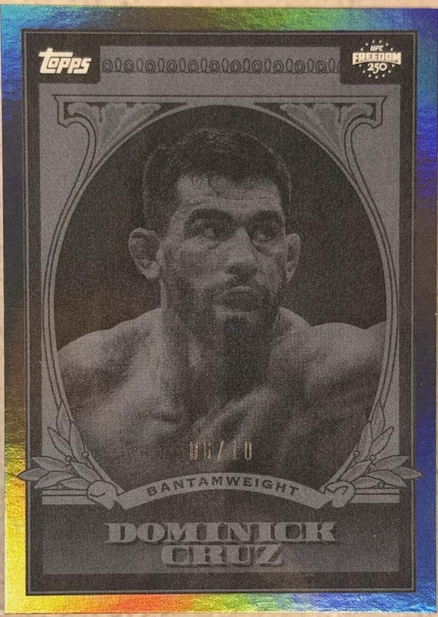 Dominick Cruz 2026 Topps UFC Freedom 250 UFC Dollar #UD-9 Black