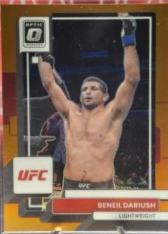 Beneil Dariush 2023 Panini Donruss Optic UFC Base #81 Orange