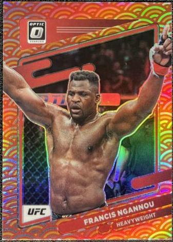 Francis Ngannou 2022 Panini Donruss Optic UFC Base #30 Photon