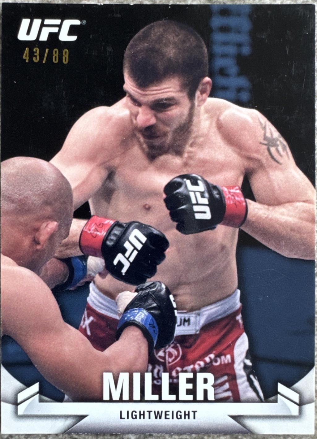 Jim Miller 2013 Topps UFC Knockout Base #116 Blue