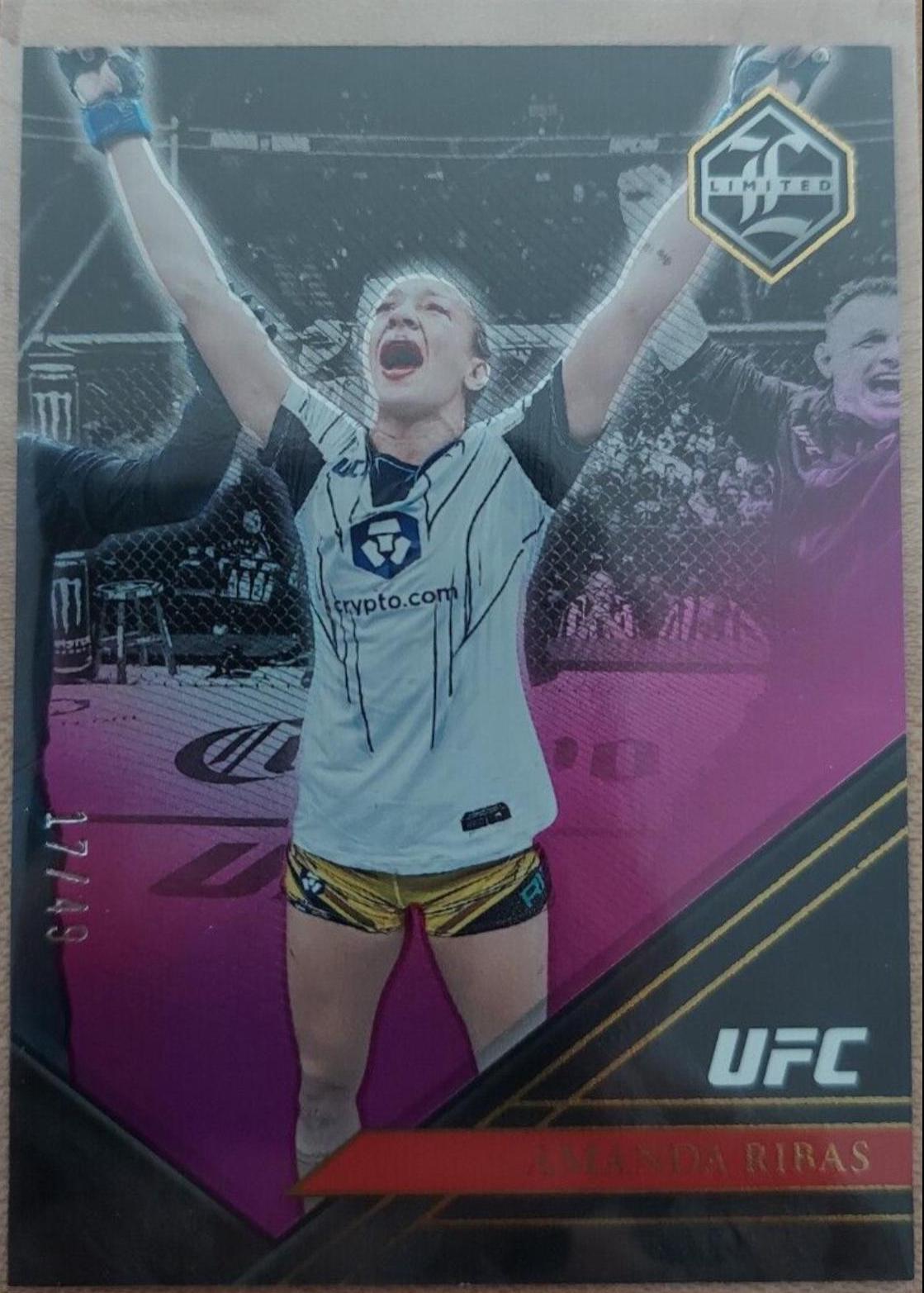 Amanda Ribas 2023 Panini Chronicles UFC Base Limited #204 Purple